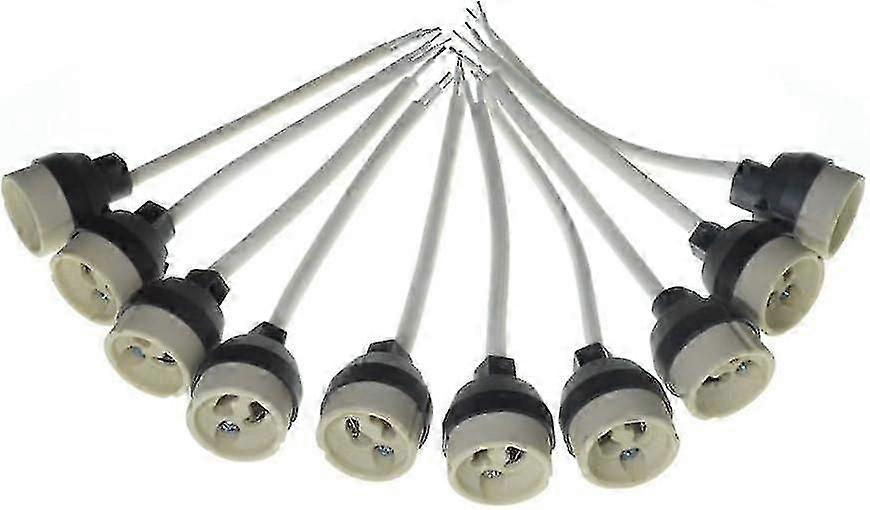 10x GU10 Bulb Sockets lamp connector for Recessed Lighting lamp base and Spotlights LED Bulb