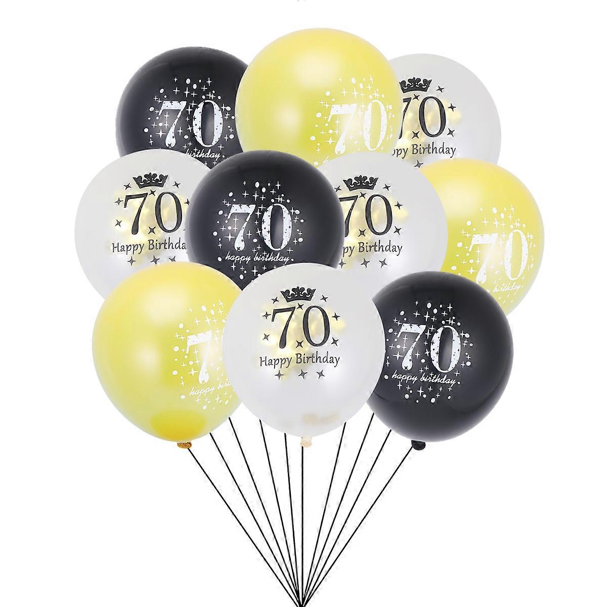 Balloons Set Confetti Digital Balloon Set for Decoration 15Pcs Assorted