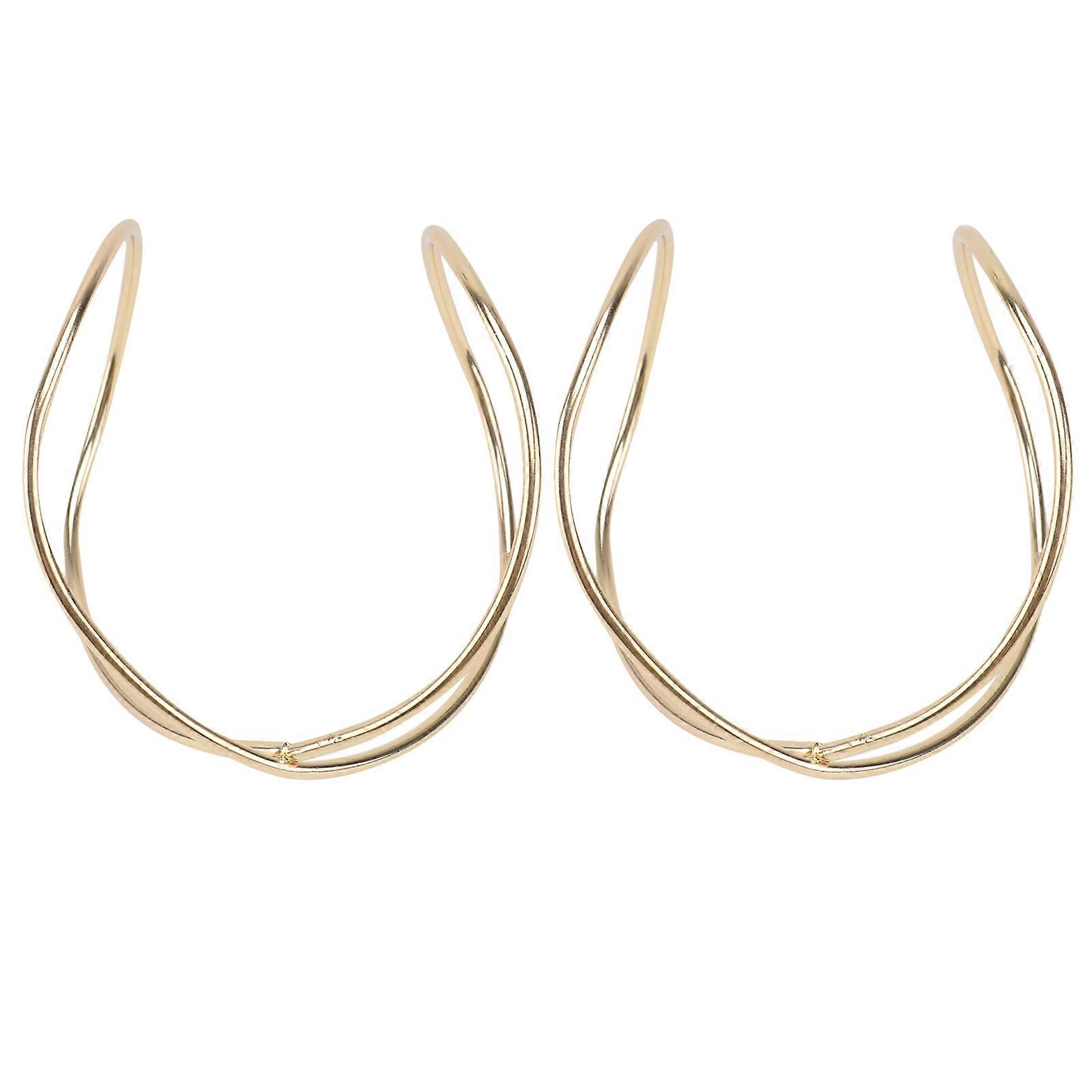 Charming Bracelets Simple Style Open Hand Bracelets 4Pcs for Women