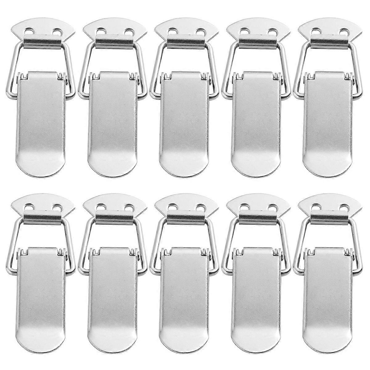 Spring Loaded Toggle Hasp Durable Toggle Latch for Box 20Pcs Silver