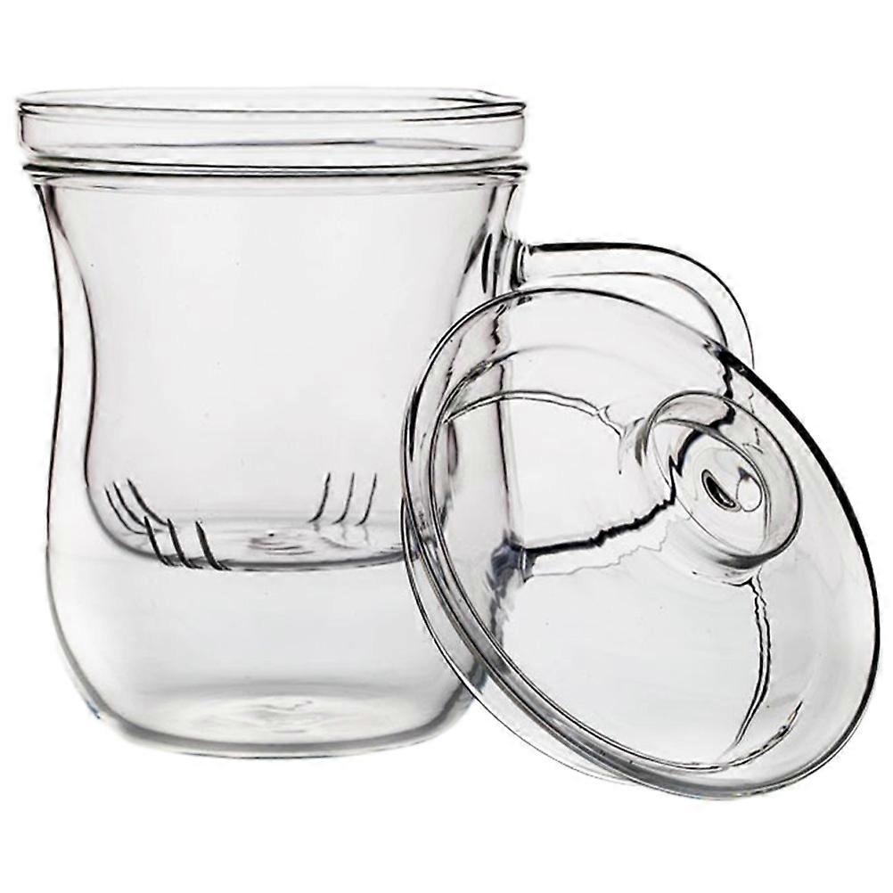 3Pcs Transparent Tea Strainer Cup for Drinking At Home Or Office