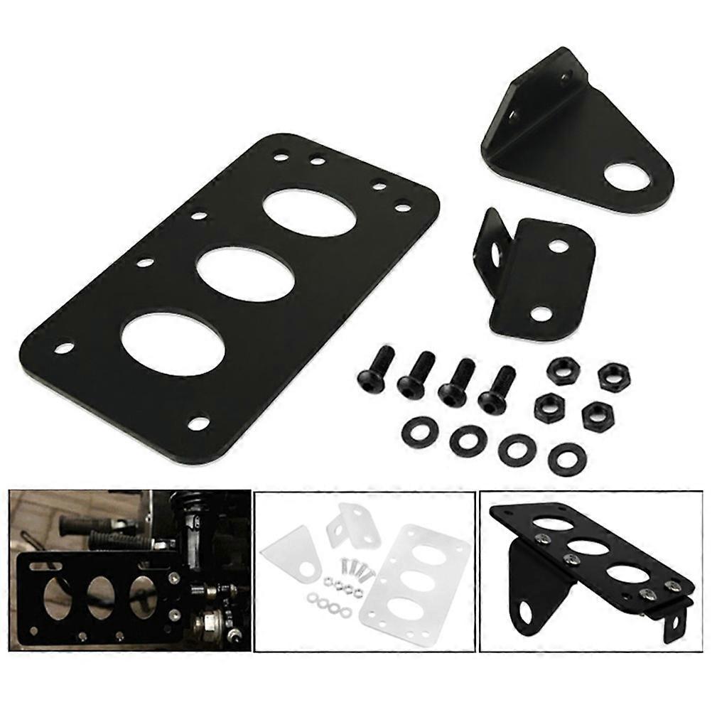 Front Metal Rear License Bracket Holder 3Pcs