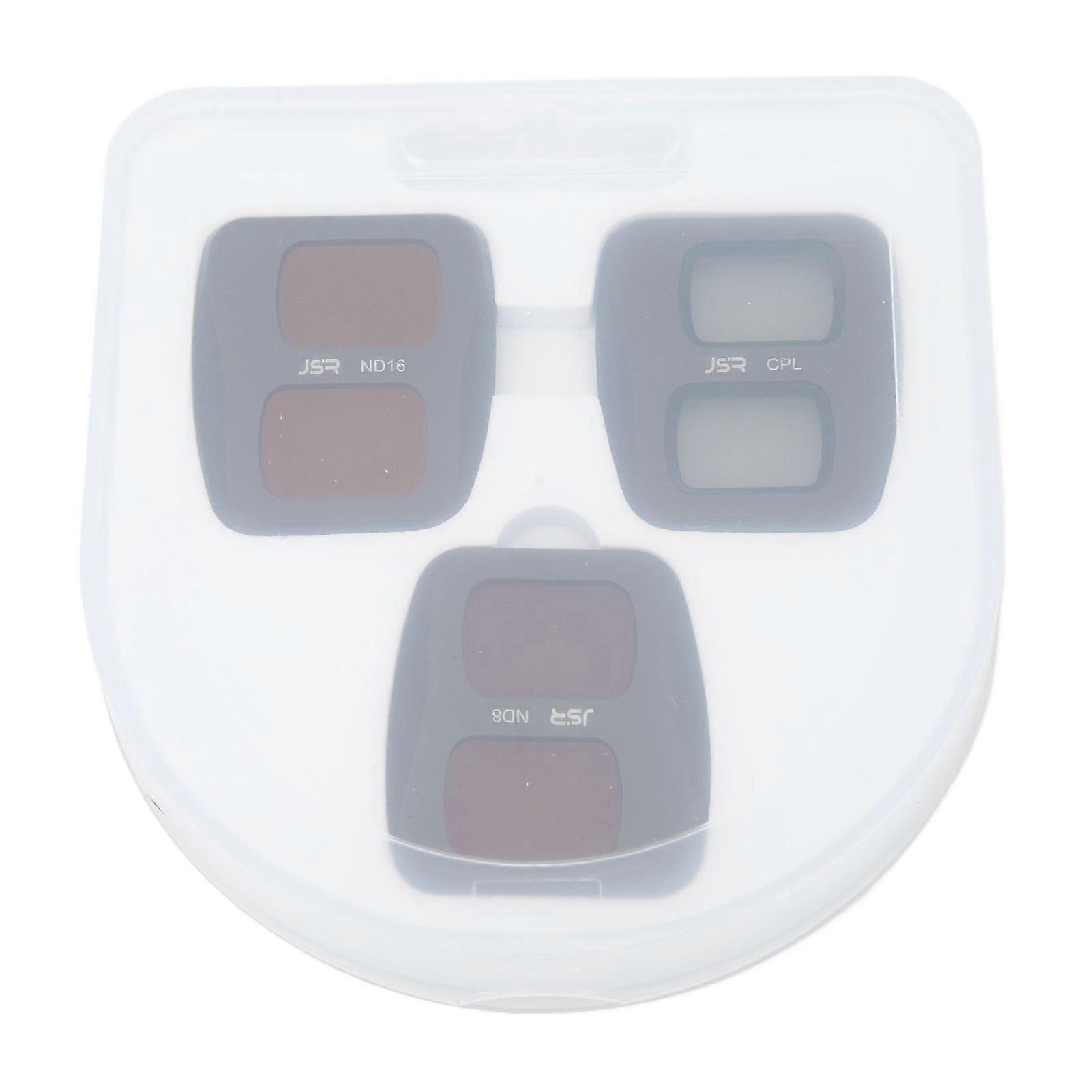 3 in 1 Neutral Density ND8 ND16 Filters CPL Circular Polarizer Filter Set for DJI Air 3 Drone