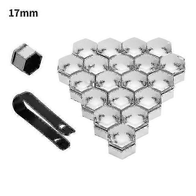 Lot de 20 capuchons anti-poussière pour boulons de roue, 17 mm, 19 mm, 21 mm