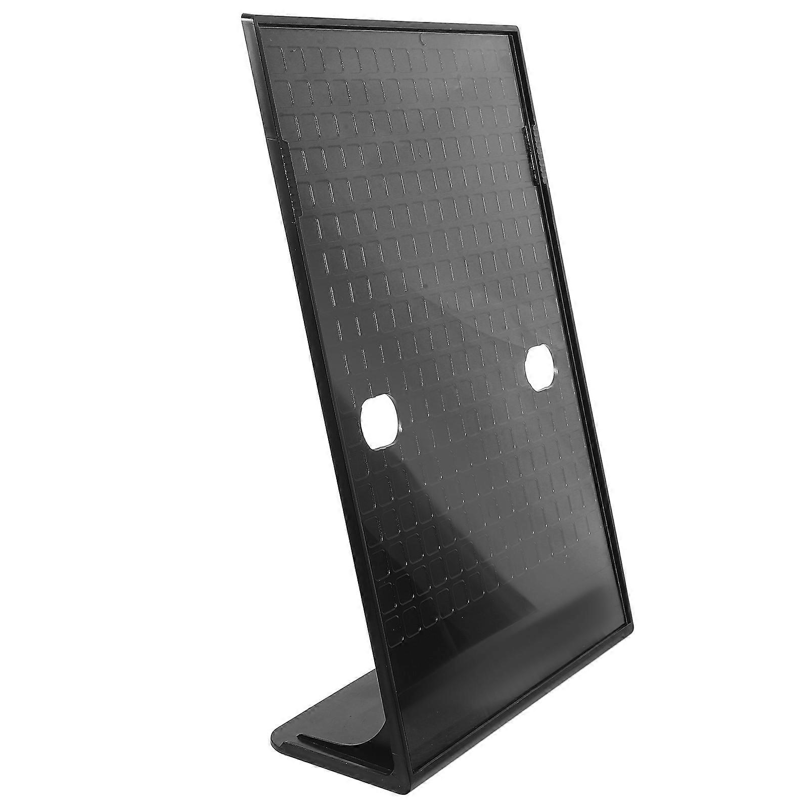 Plastic Sign Holder Menu Stand for Display Use Transparent 5Pcs