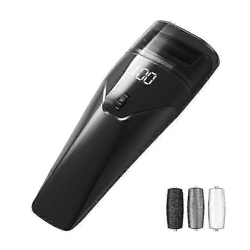 Electric Foot File Grinder Dead Hard Skin Callus Remover Pedicure Tool LED Light