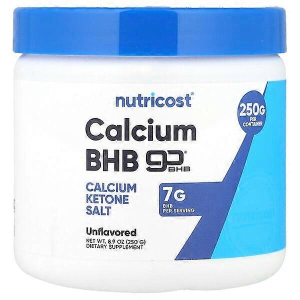Nutricost, Calcium BHB, goBHBÃÂÃÂÃÂÃÂ®, Unflavored, 8.9 oz (250 g)