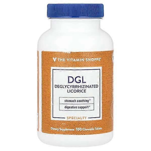 The Vitamin Shoppe, DGL, (Deglycyrrhizinated Licorice), 100 Chewable Tablets