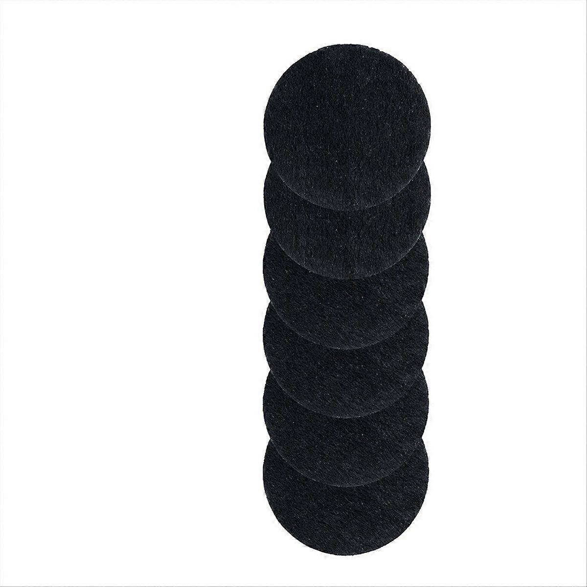 Carbon Filters Set - 6 Pack Replacement Filters for Breetee Portable Range Hoods - 4,7 in Circle Charcoal Filter