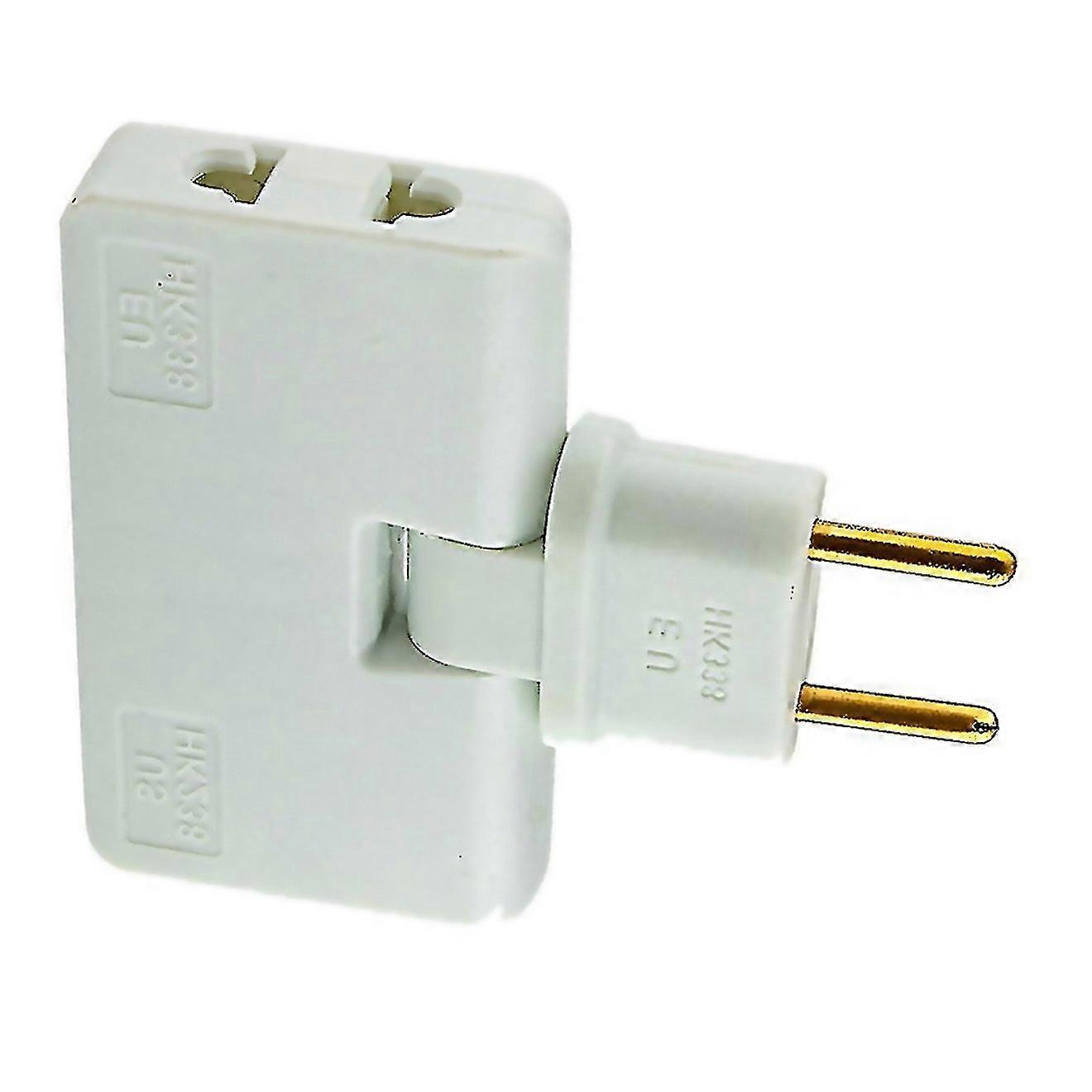 For Rotate Eu Plug Converter 3 In 1 Rotatable Outlet Extender 180 Degree Extension Plug Mini Outlet