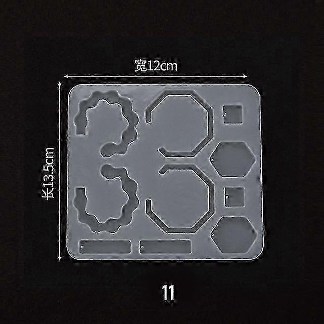 JWL-4pcs Silicone Earring Mold Earring Resin Mold (4 models can be matched at will, leave a message and let me know)