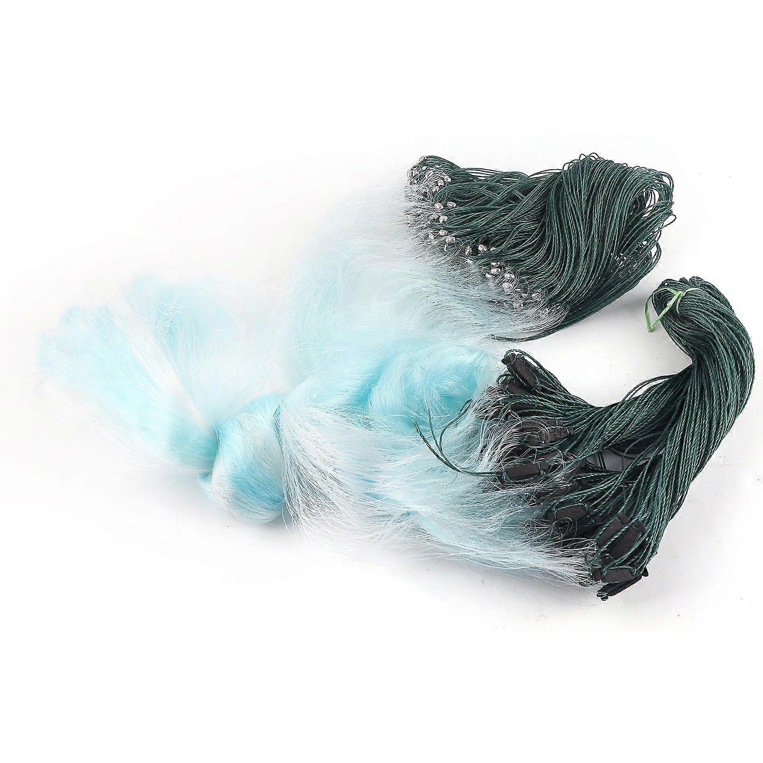 50m Length 1.5m Height 3 Layers Heavy Fishing Net with Float Fishing Accessories4 Finger