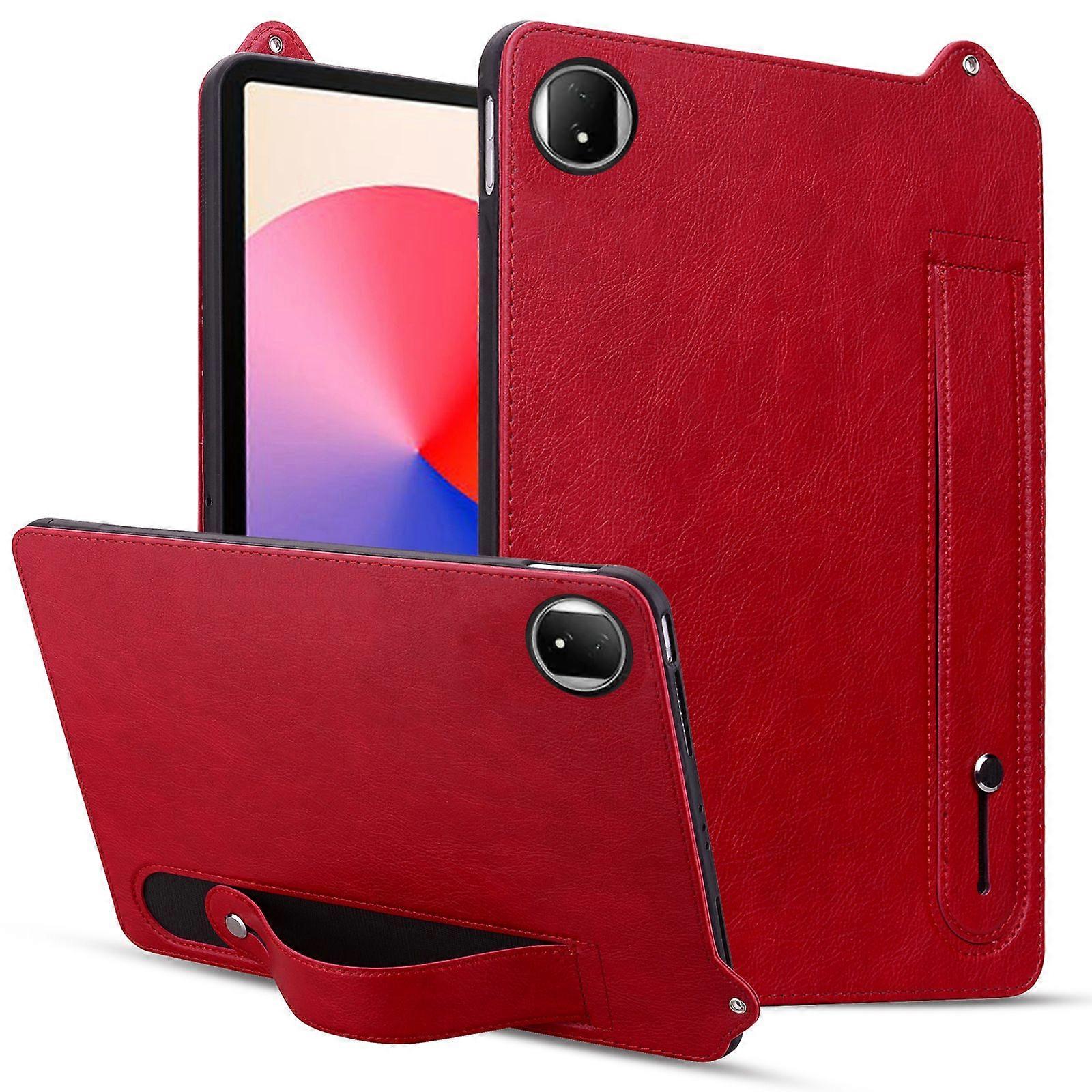 For Honor Pad X7 Case Hand Strap Kickstand Leather Tablet Cover