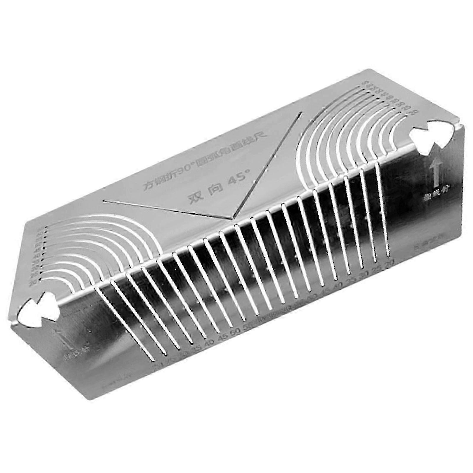 Construction scribing tool - Adjustable arc marker for accurate angles