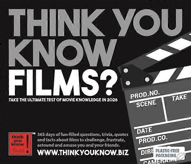 Think You Know Films Box Calendar 2026 Calendar Book