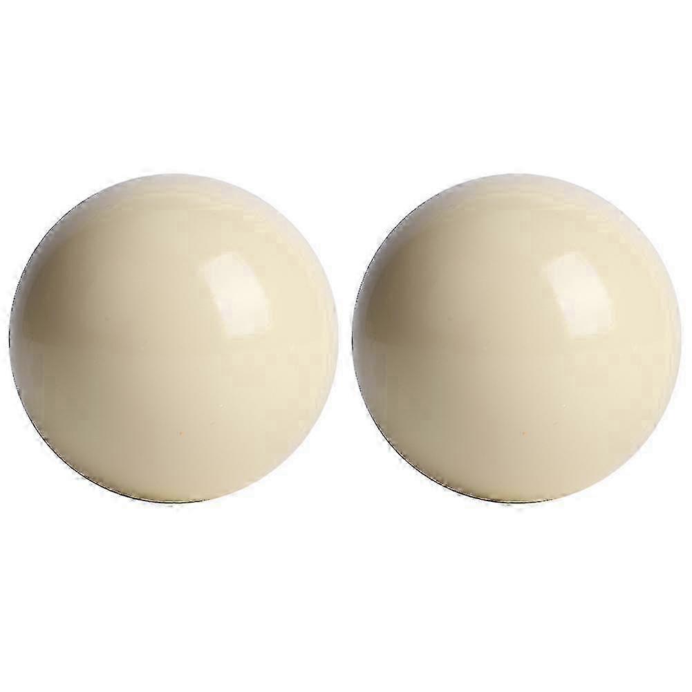 2pcs Pool Table White Billiard Balls Snooker Pool Table Training Spot Cue Ball Standard 5.72CM
