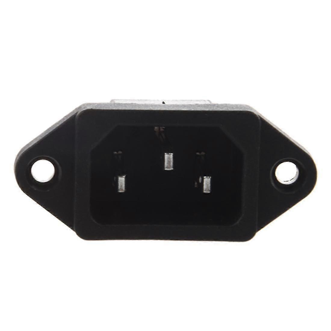 Iec 320 C14 Male Plug 3 Pins Pcb Panel Power Inlet Socket Connector