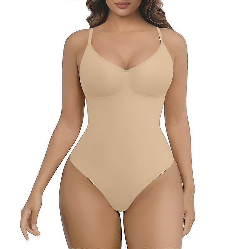 Tummy Control Thong Bodysuit Built in bra for
