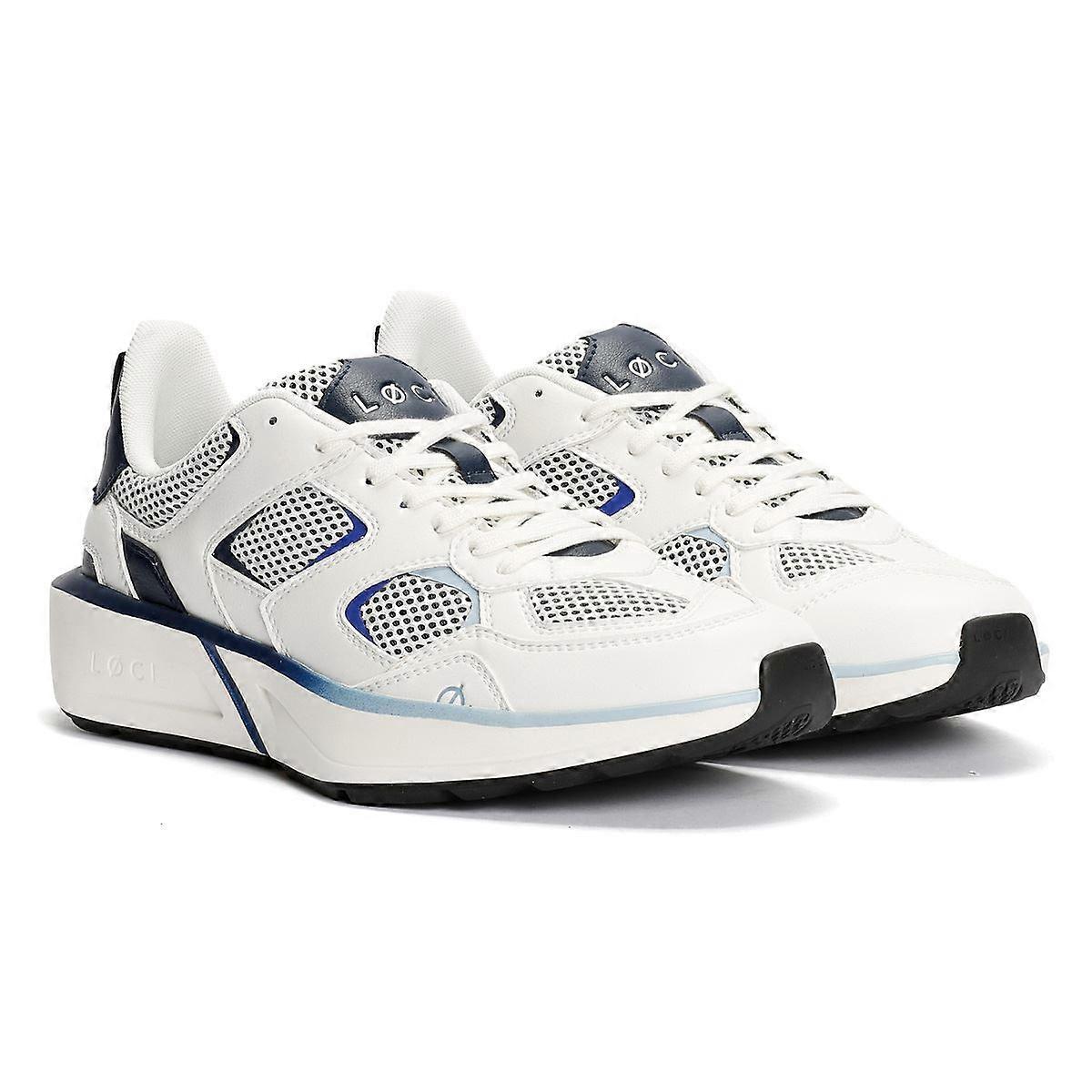 LØCI VØLT White/Navy/Blue Trainers