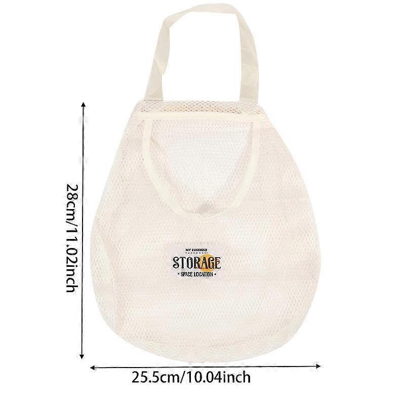 Wall-Mounted Mesh Bag for Underwear Socks Simple Practical Space Saving Kitchen Fruit Vegetable Pouch Personal Hanging Basket Multi Purpose