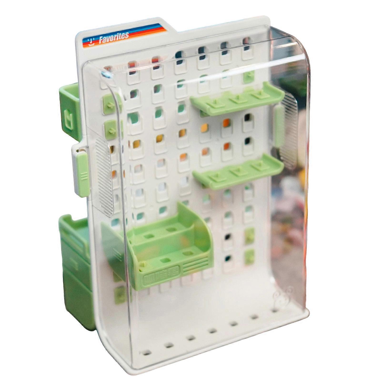Multipurpose Keycap Organizers Board With Adjustable Layout For DIY Enthusiasts And Workspaces  white green