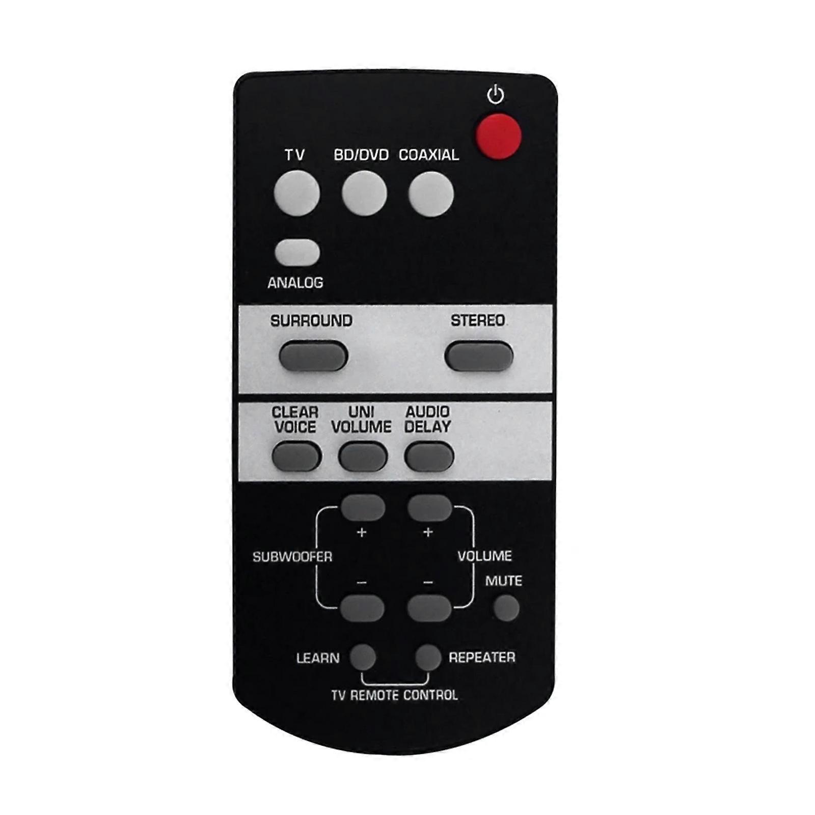 Ergonomic Replacement Remote For Select Soundbars Lightweight Build Battery Efficient Functionality Multicolor