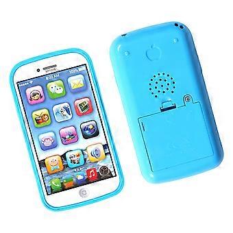 Baby Learning Phone Toy for Toddlers Engaging Mobile with Sound Effects for Boys and Girls Ages 1 to 3  Blue