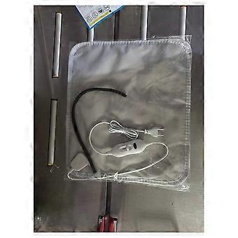 Cobertor elétrico para animais de estimação, à prova d'água e resistente a mordidas, com aquecimento elétrico e plugue padrão europeu antirriscos.