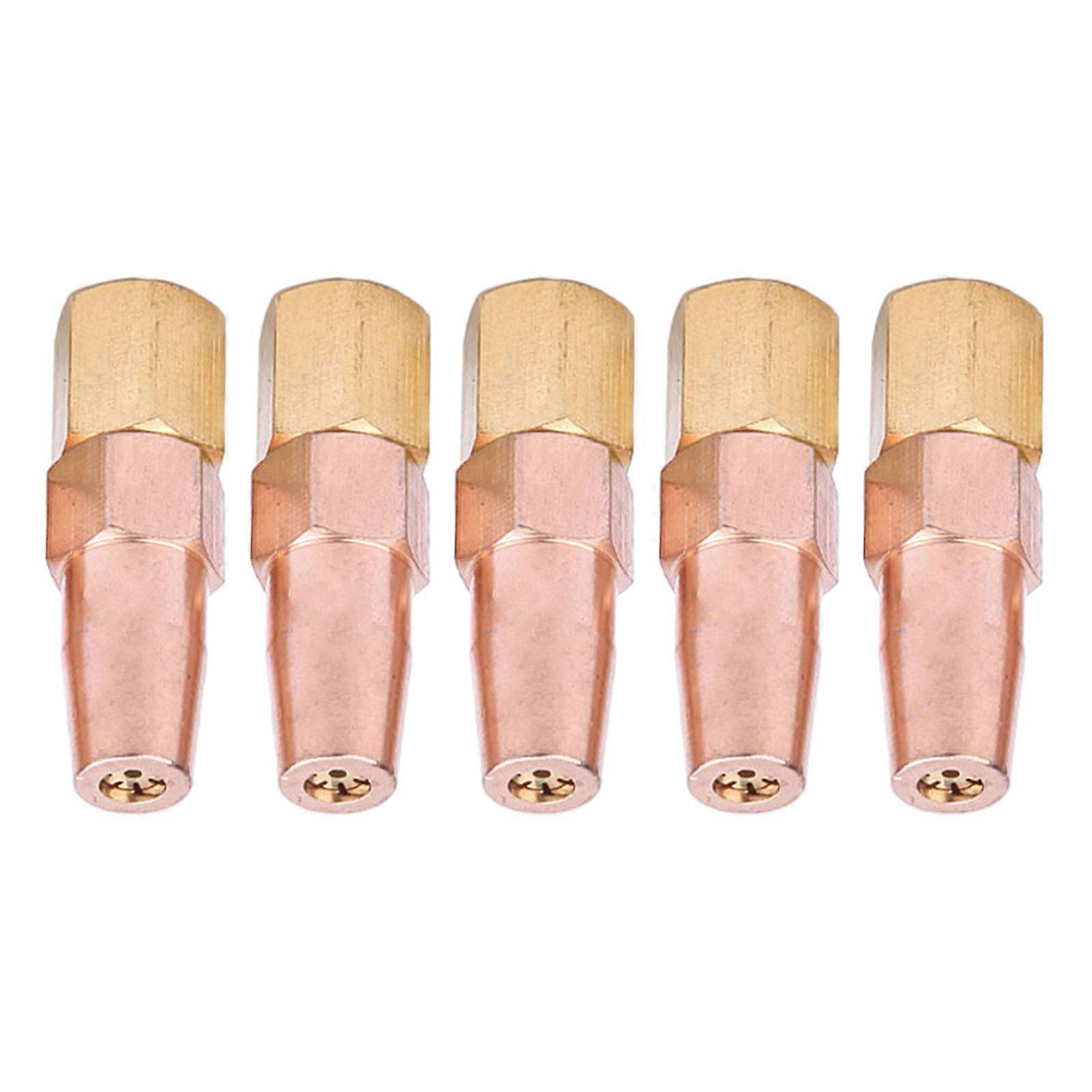 5Pcs Propane Gas Welding Nozzle H01-6 OxygenGas Contact Tips Holder for Priming Applications Thermal Metal Expansion Multicolor