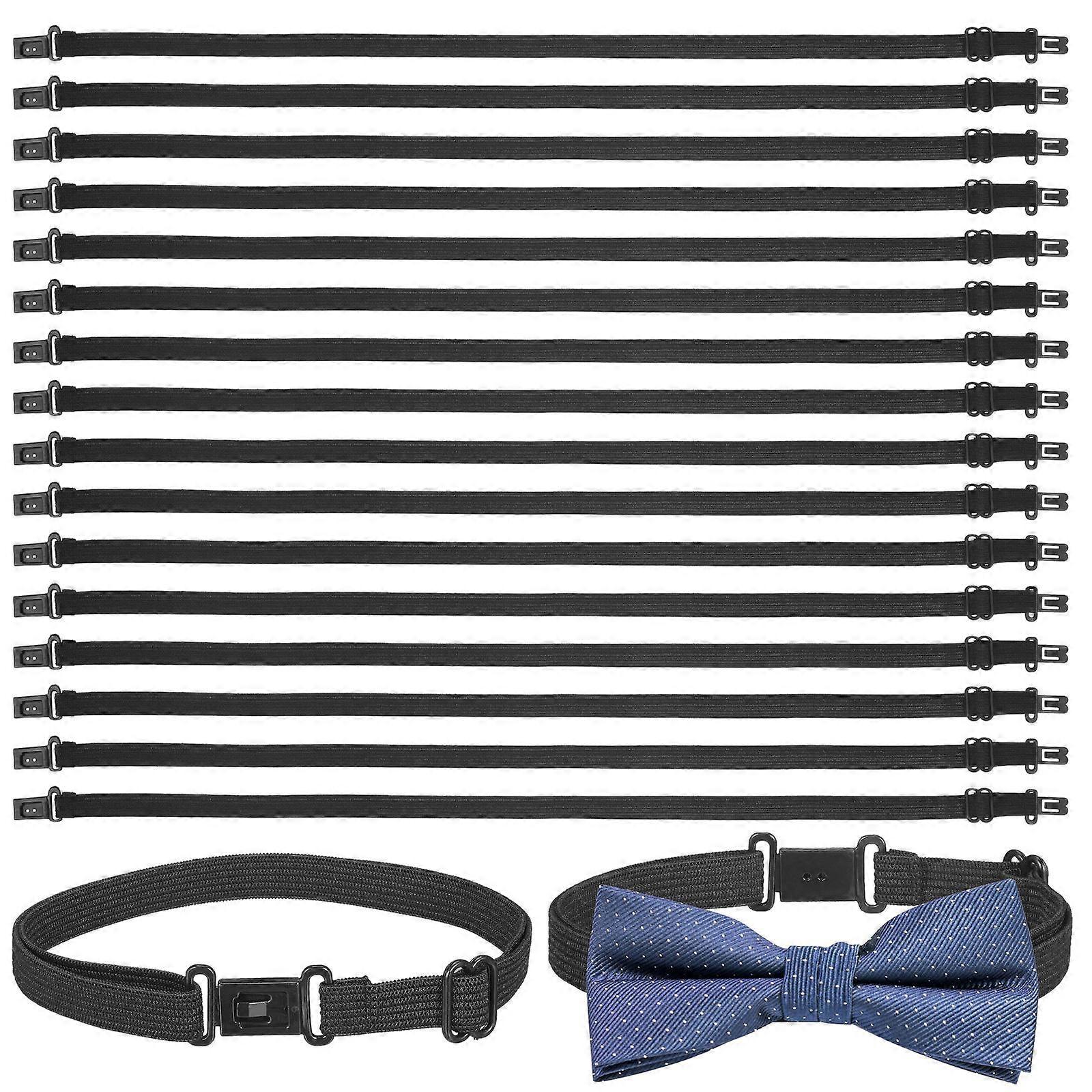50PCS Adjustable Bow Tie Extender Band Premium Durable Bow Tie Extender