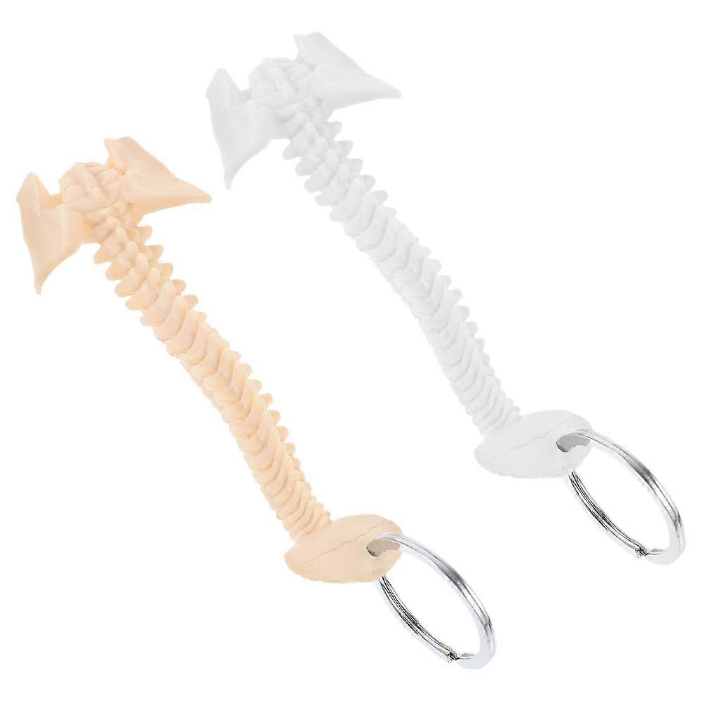 Spine Keychain Teaching Model for Anatomy Educational Tools 2Pcs