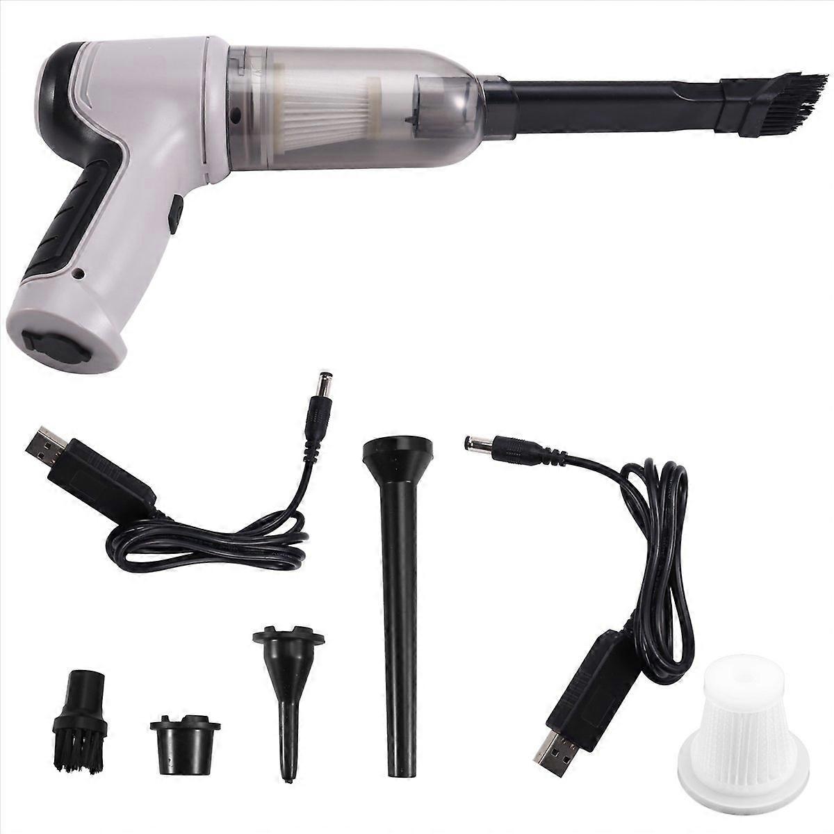 Mini Handheld Vacuum Cordless Car Vacuum Cleaner Portable Gray