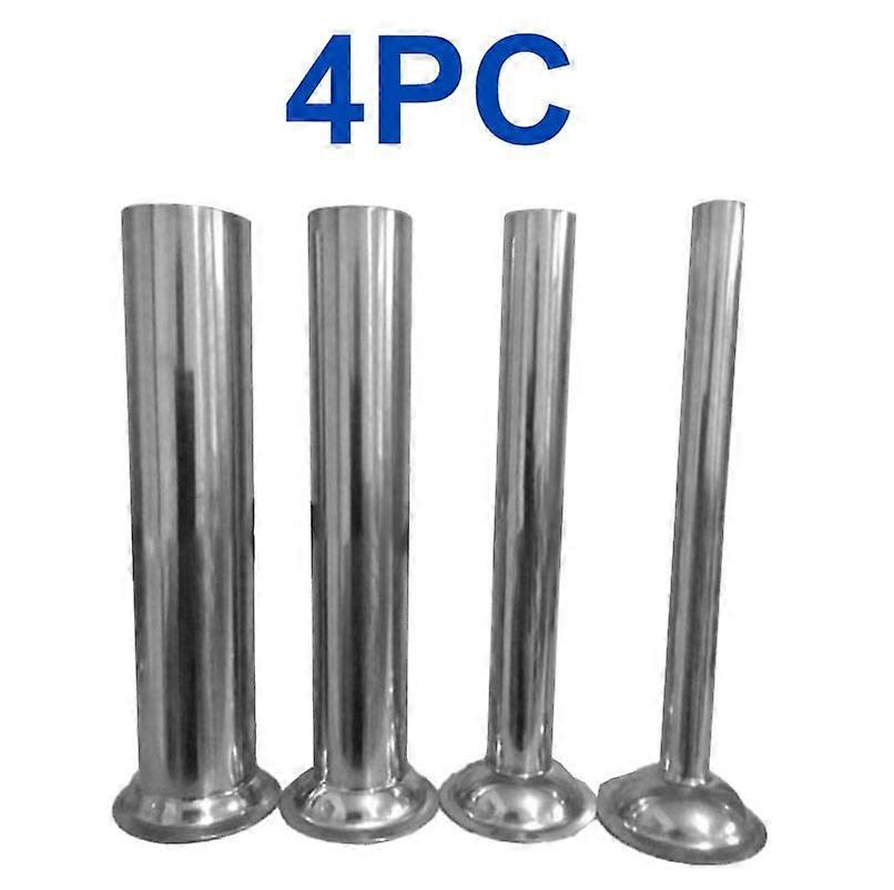 4PCS 8# Sausage Funnel For Meat Grinder, Stainless Steel Sausage Enema