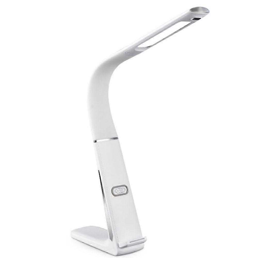 LED Desk Lamp with 10W Wireless Charging, 360° Rotating Head, Eye Protection, 5Level Dimming