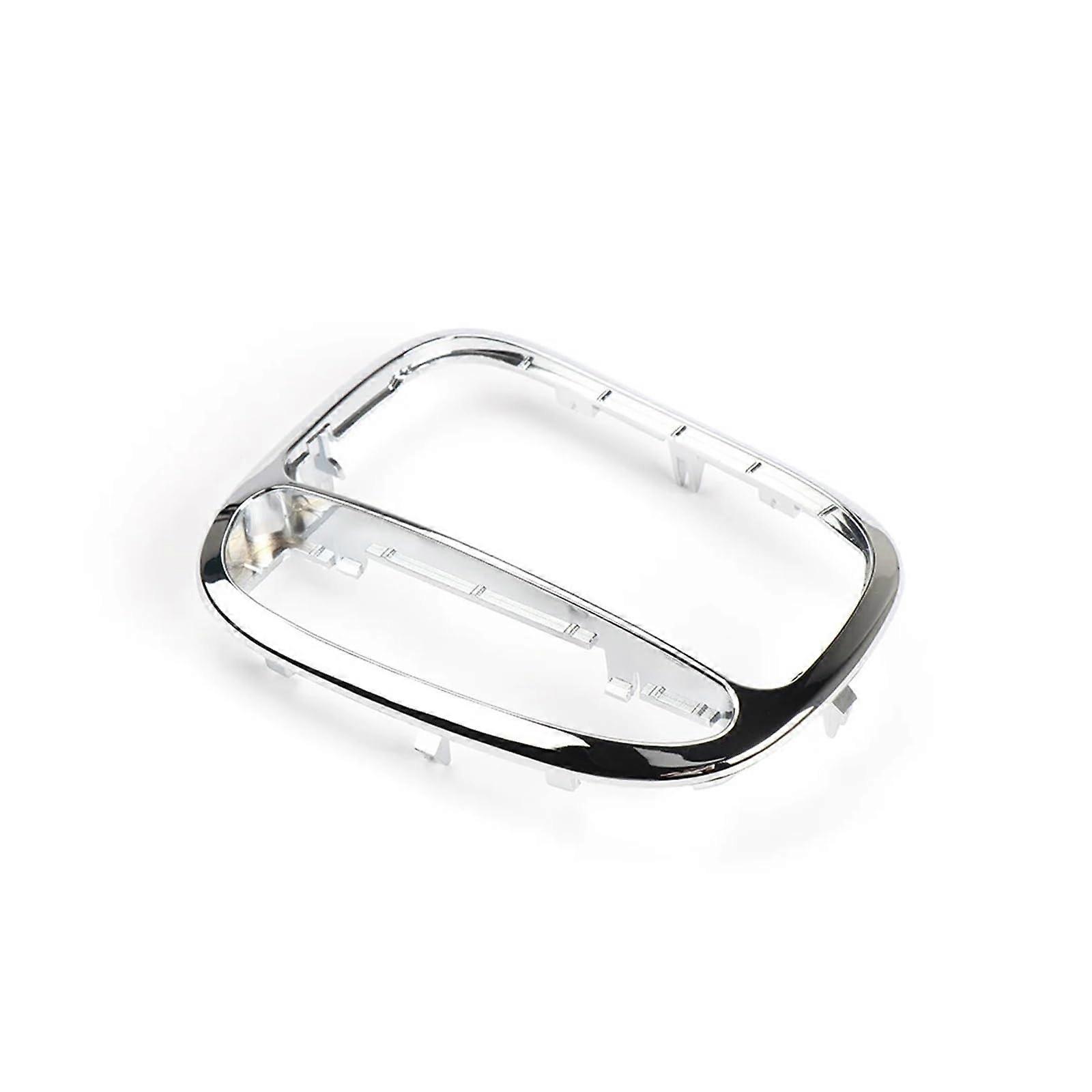 Silver Gear Shift Panel Cover for Mercedes W203 C Class Center Console Trim Bezel Replacement