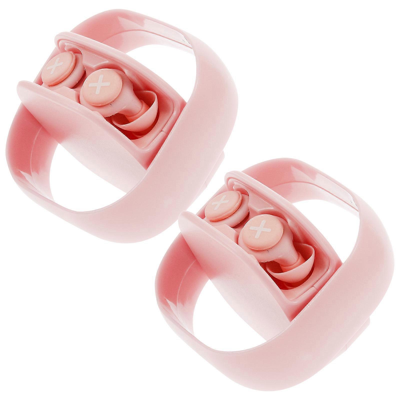 Sounds Blocking Earplugs Silicone for Sleep Comfort 6Sets Pink