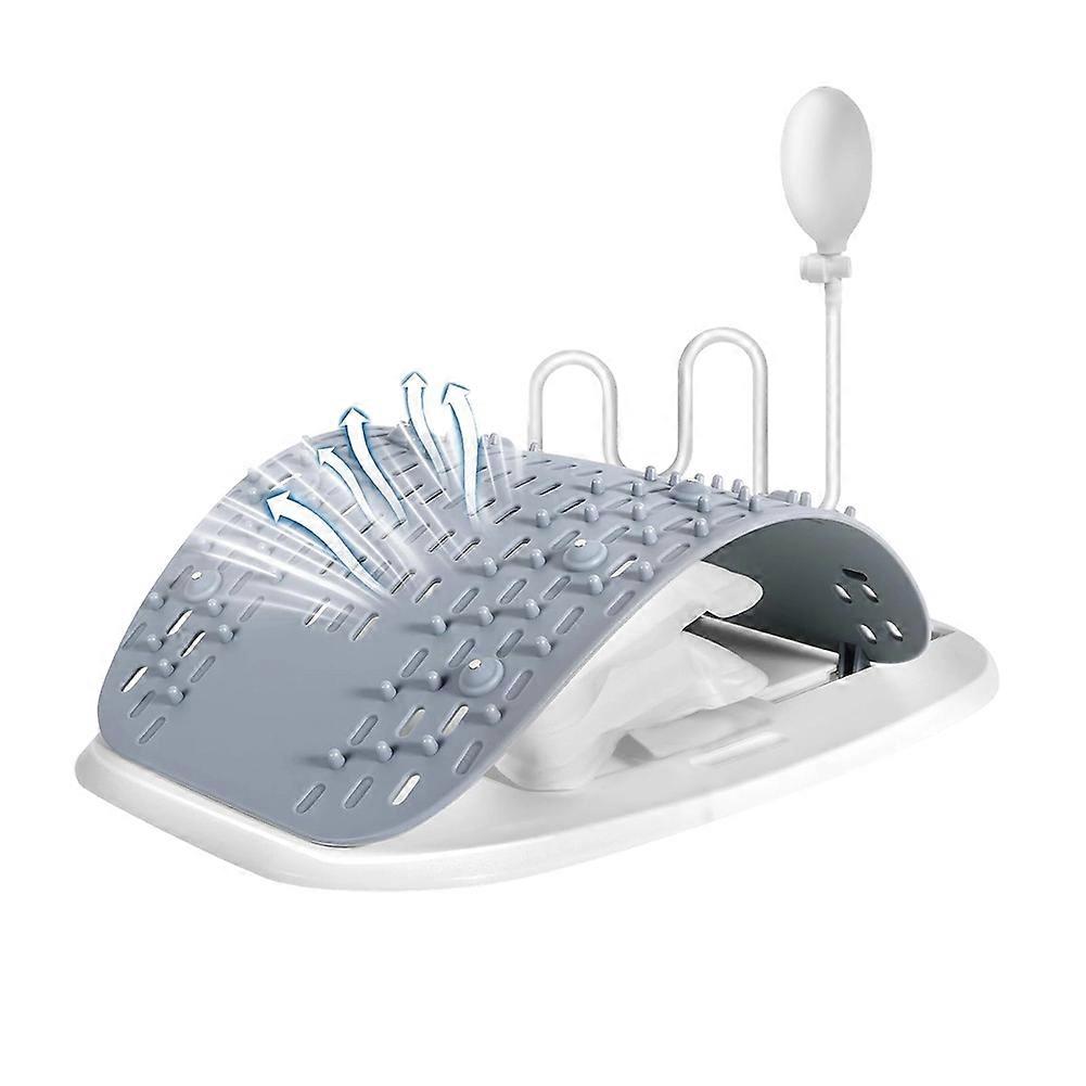 Back Stretcher for Lower Back Pain Relief, Adjustable Lumbar Traction & Spine Decompression Back Cracking Device