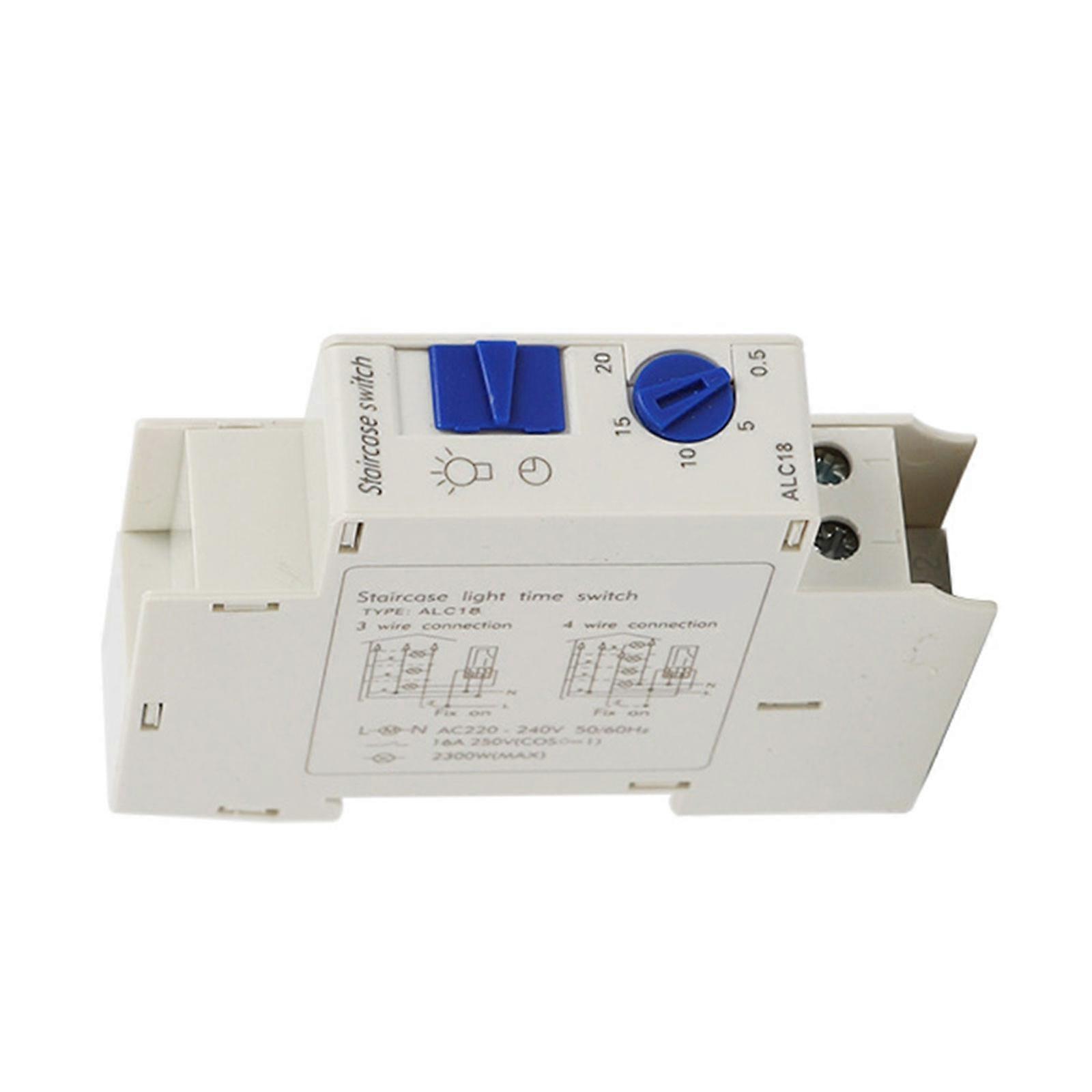 Mechanical Count Down Fast Time Switches Lighting Controller Rail Mounted Time Control Device for Easy Installation Multicolor