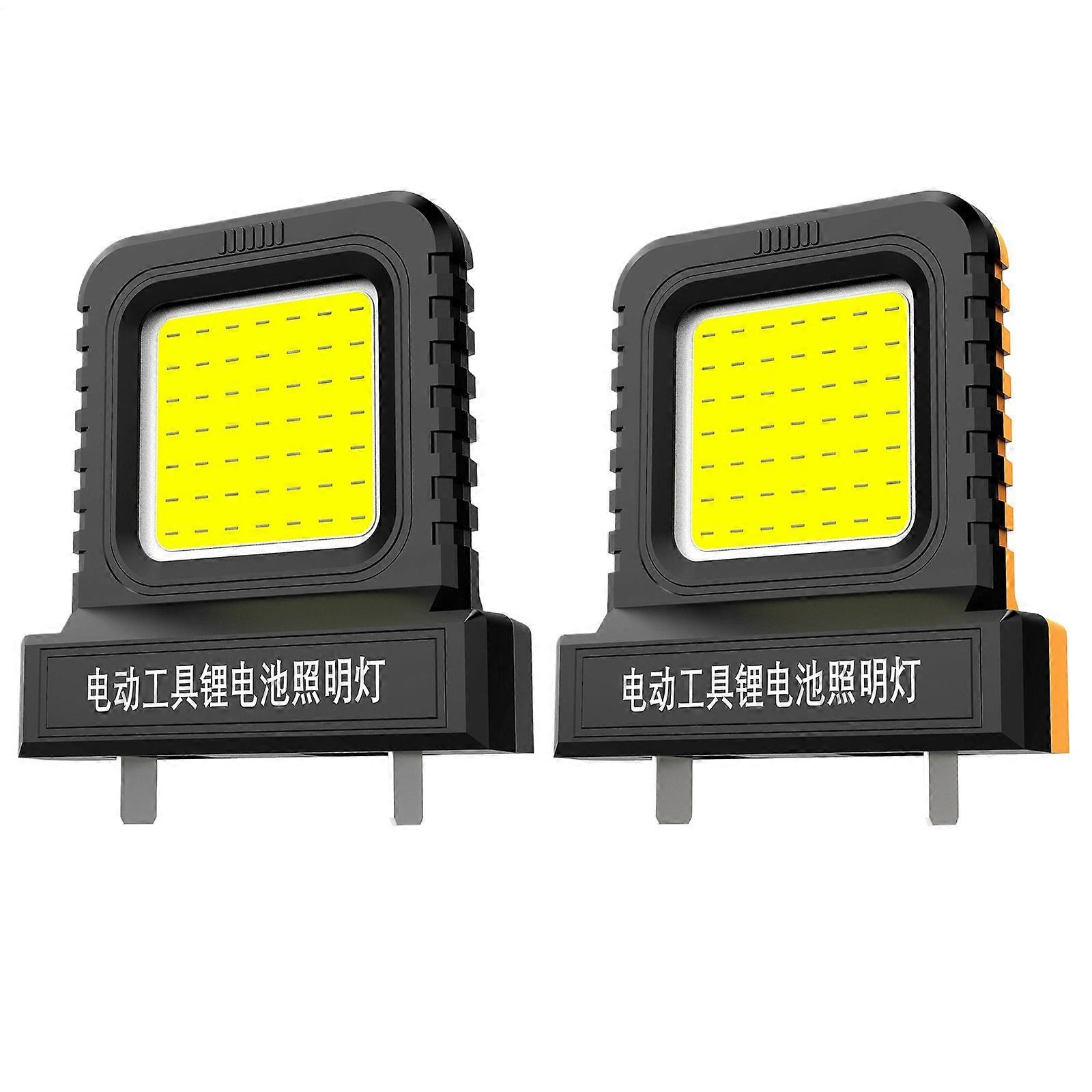 21V 2Pcs LED work light Mini LED Work Light  Universal Power Tool Lithium Battery Lamp