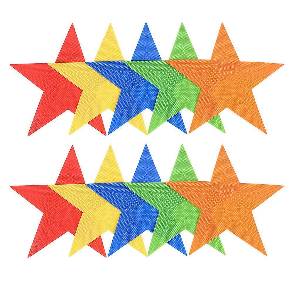 Five- Carpet Spot Marker for Agility Training 10Pcs Assorted Color