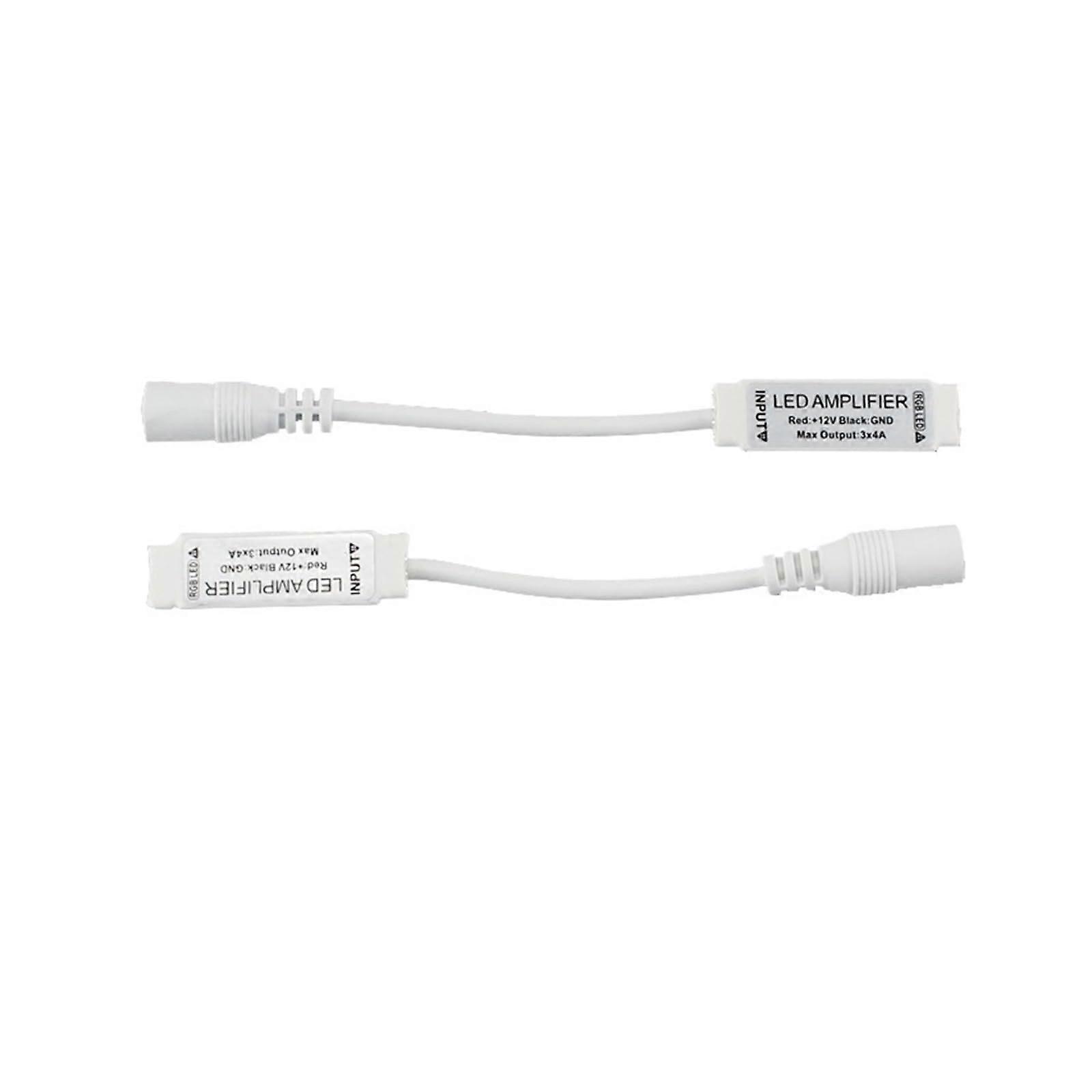 LED Light Dimmer RGB Strip Controller 12A Amplifier with Relay for Smooth Flicker Dimming