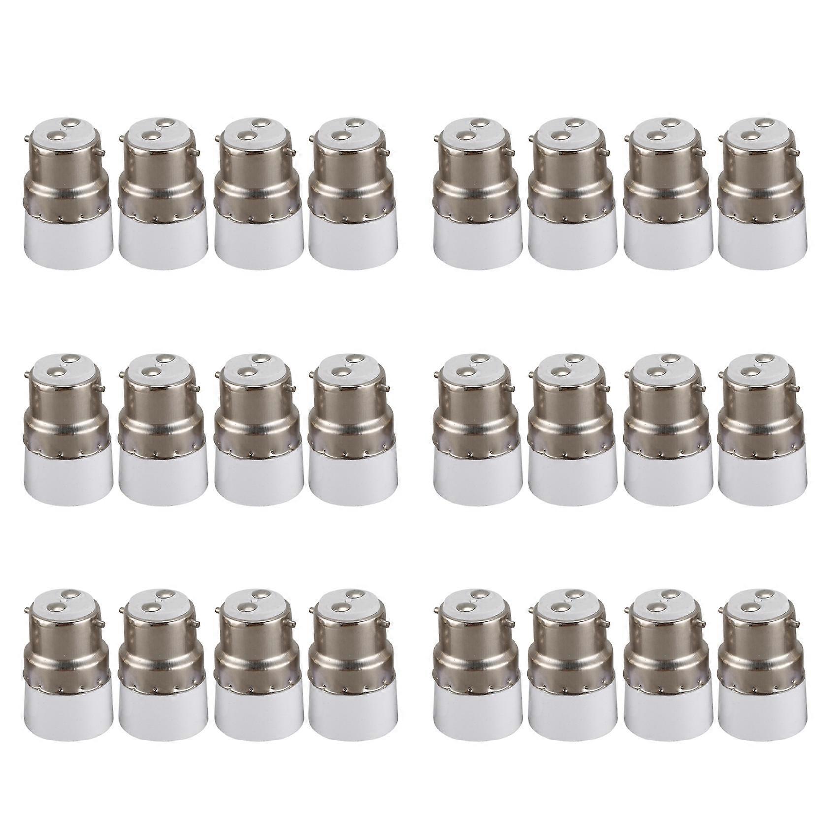 AC 220V B22 to E14 Base Socket Light Lamp Bulb Adapter Holder 24pcs