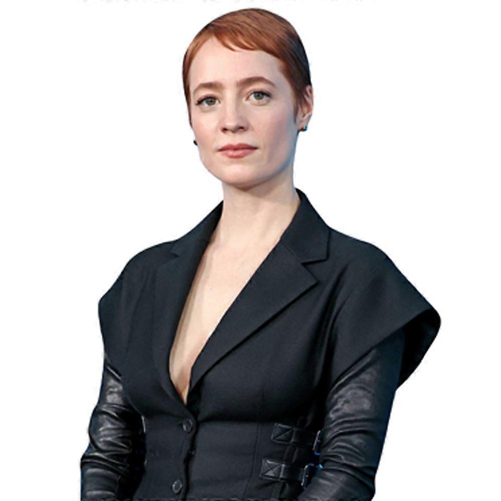 Leonie Benesch (Black Suit) Half Body Buddy Cutout