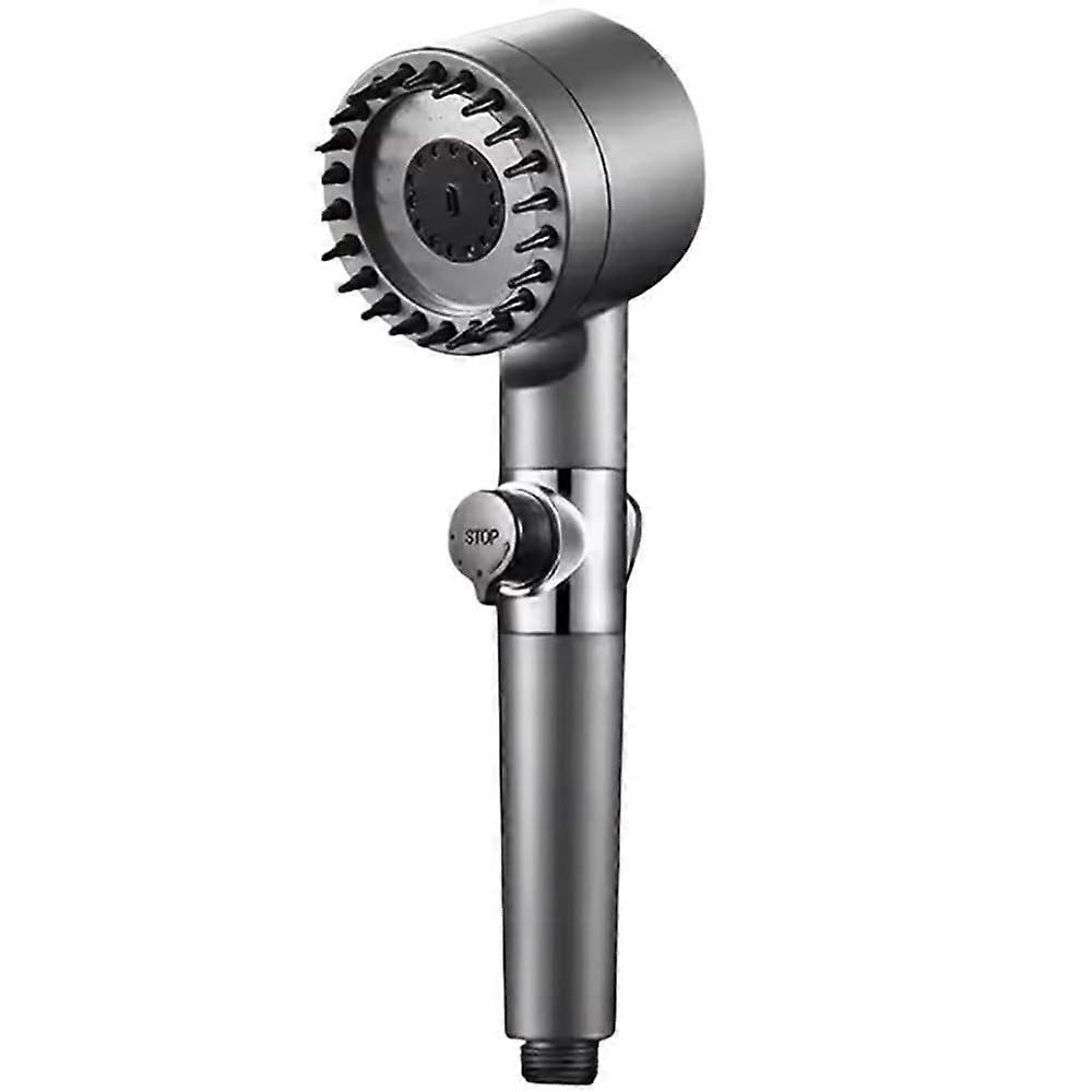 Pressure Adjustable Shower Head with Filter, 3 Spray Modes, Water Saving, Massage Flow
