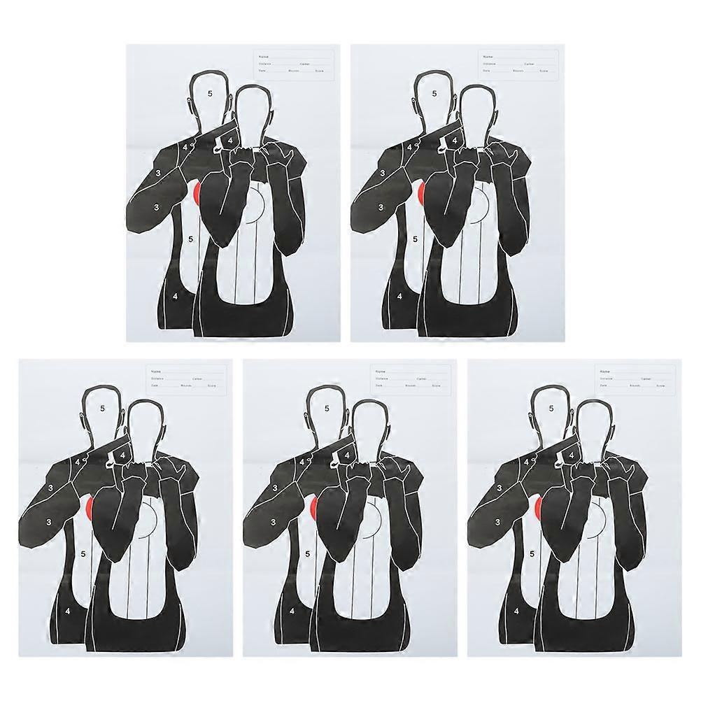 Targets for Training Shooting Precision Sheets for Practice 5Pcs Paper Targets