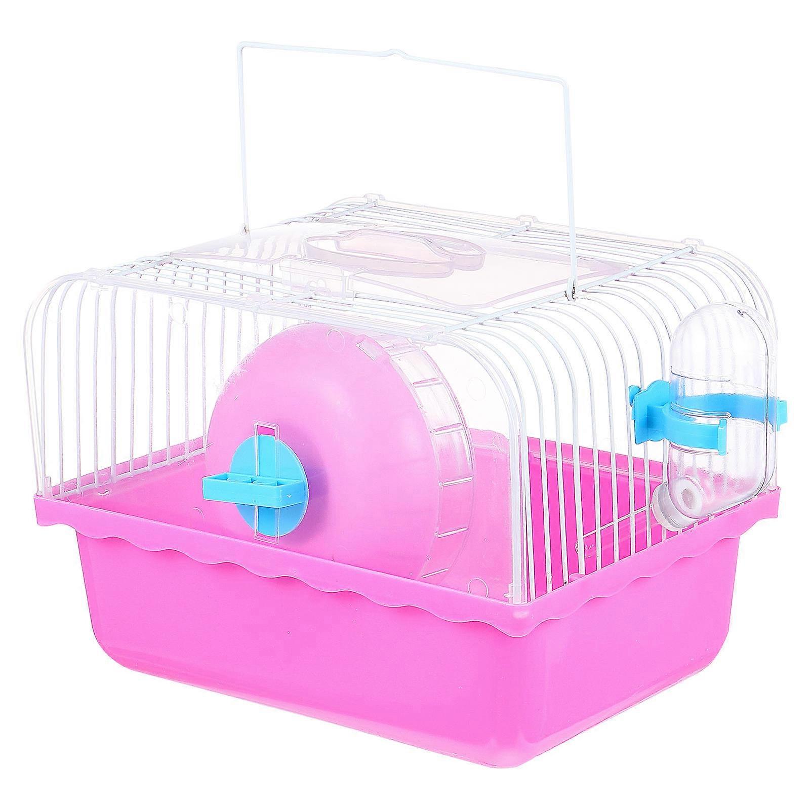 Portable Hamster Cage Plastic Pet House for Small Pets