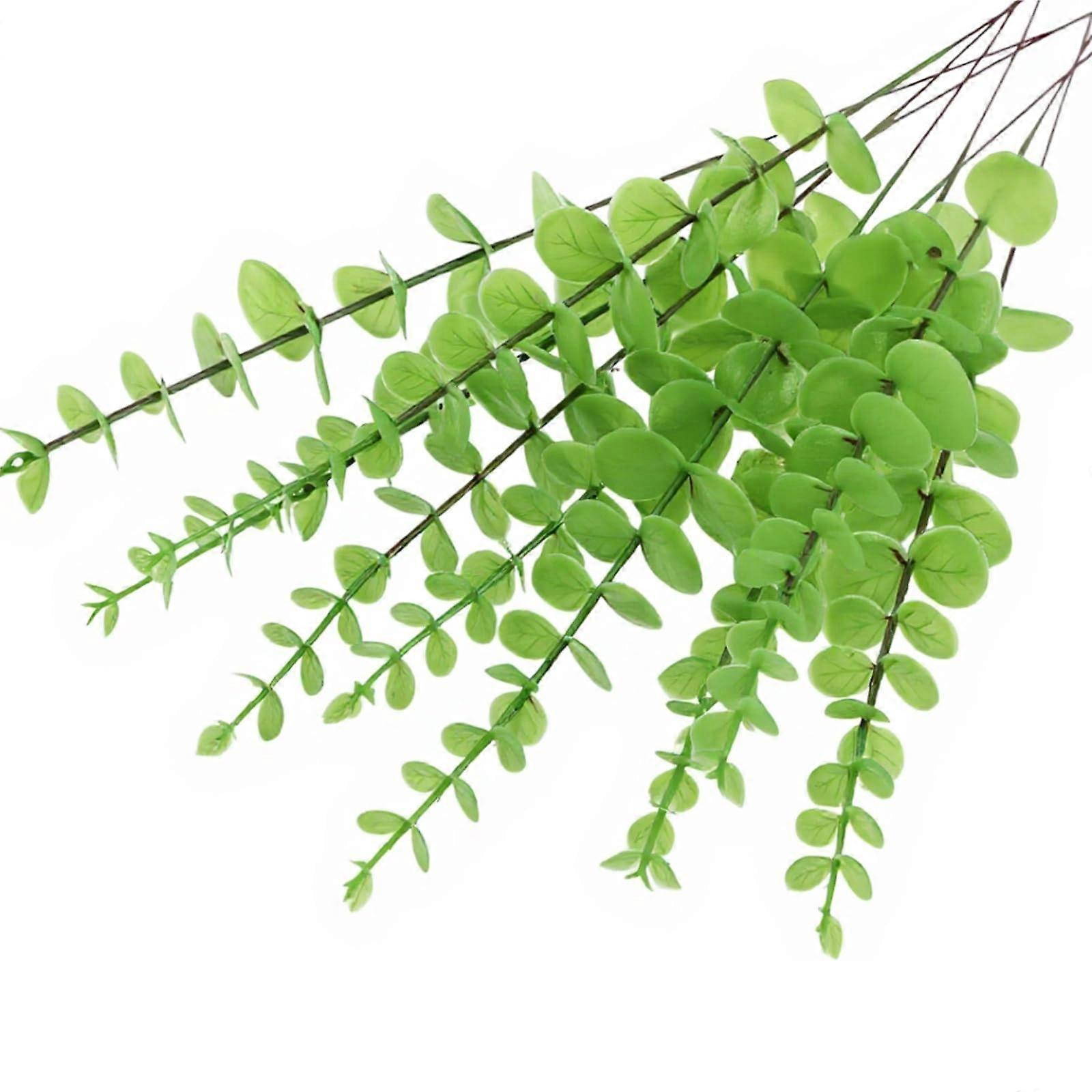 Artificial Eucalyptus Plant with Realistic Layered Design for Home and Office Decoration