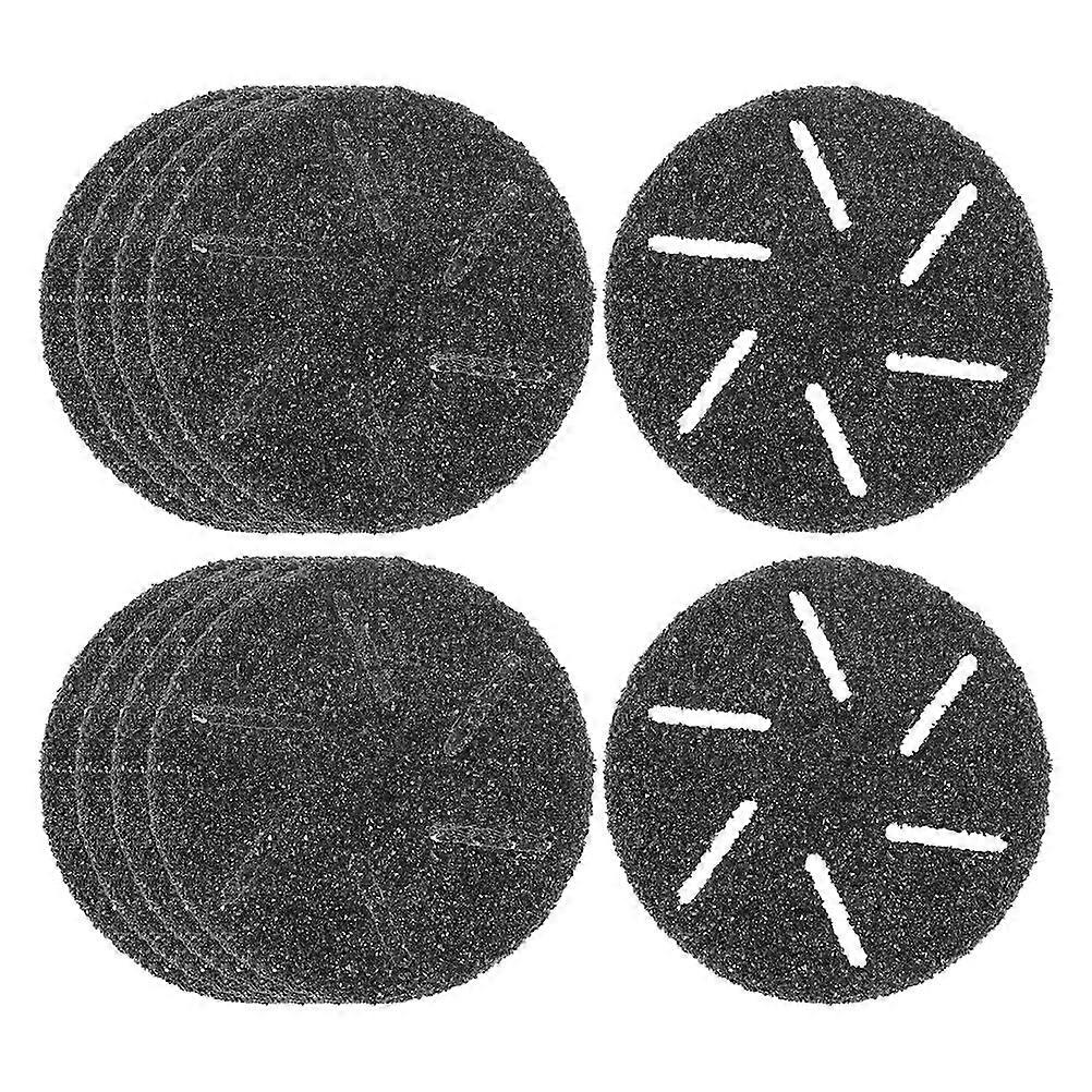 Foot File Replacement Rollers Head Coarse for Home Use 20Pcs ABS Material