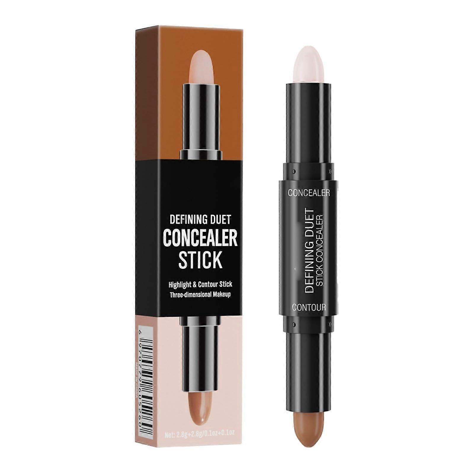 Full Coverage Waterproof Concealer and Contour Stick LongLasting Buildable Lightweight Finish