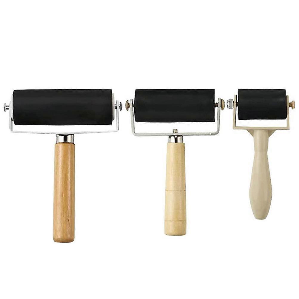 Oil Ink 3Pcs Durable Rollers for Daily Use